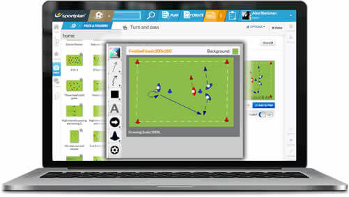 Australian Football Coaching Chalkboard