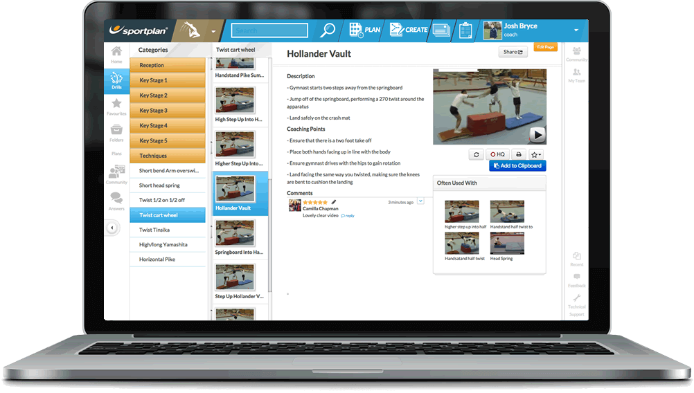 Gymnastics Coaching Drills Library