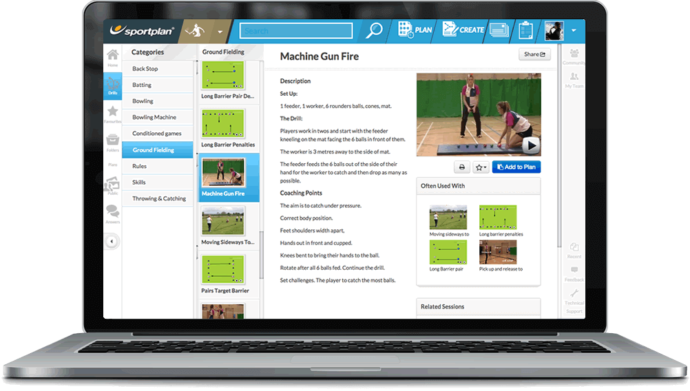 Rounders Coaching Drills Library