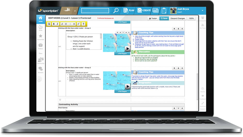 Handball Session Planner
