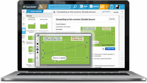 Tennis Coaching Chalkboard