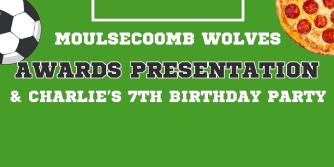 MWFC Awards & Charlie's Birthday