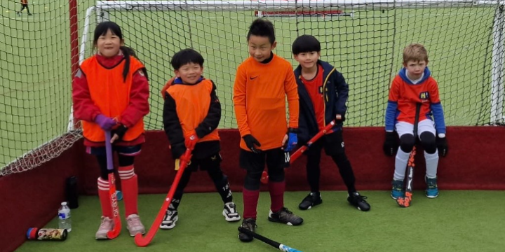 Under-8s on Goal Trail at Sutton