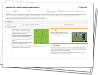 Lesson Plan: Handling and Passing - working under pressure