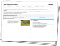 Lesson Plan: Junior Introduction to Shooting!