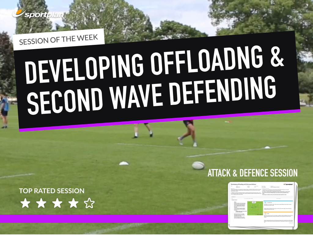 Developing offloading and 2nd wave defence | Rugby | Sportplan