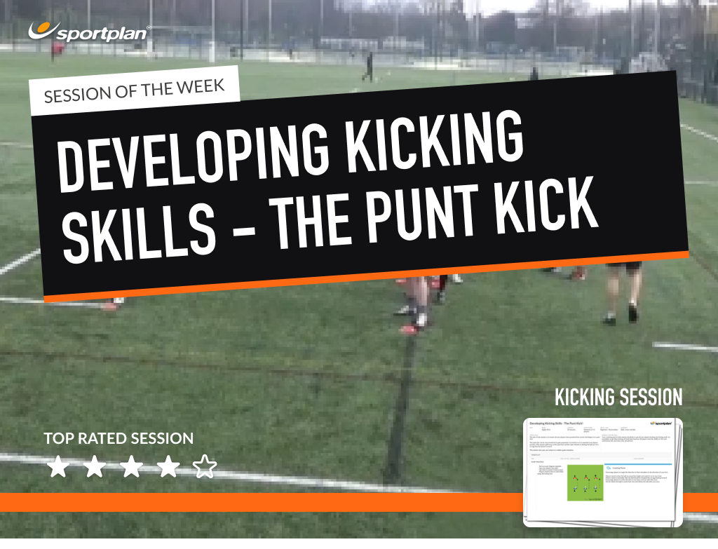 Developing Kicking Skills the Punt Kick Rugby Sportplan