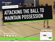 Lesson Plan: Attacking the ball to maintain possession