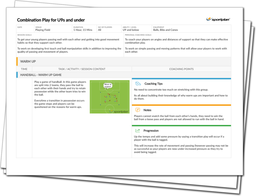 Combination Play for U9s and under Lesson Plan