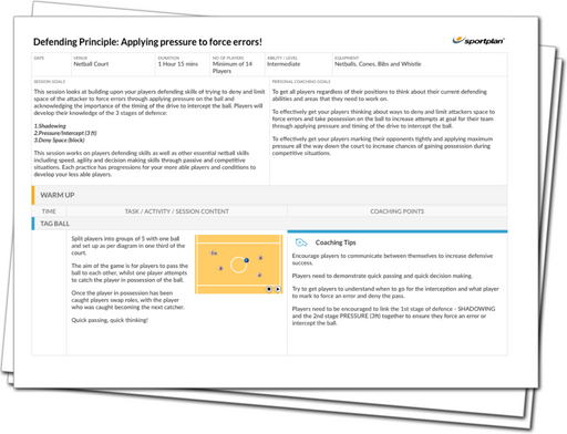 Defending Principle: Applying Pressure to Force Errors Lesson Plan