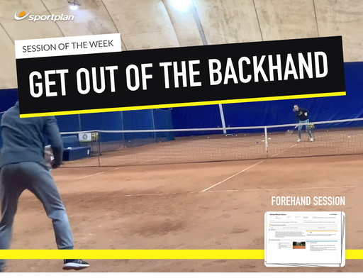 Tennis Lesson Plan: Get Out Of The Backhand