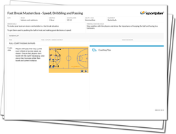 Fast Break - Speed Offence! Lesson Plan