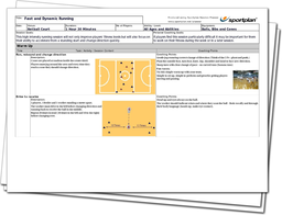 Netball Lesson Plan: Fast and Dynamic Running