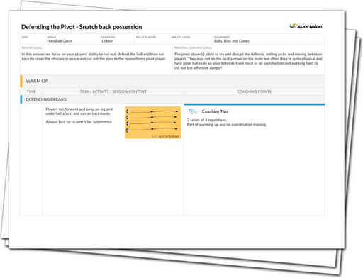 Handball Lesson Plan: 