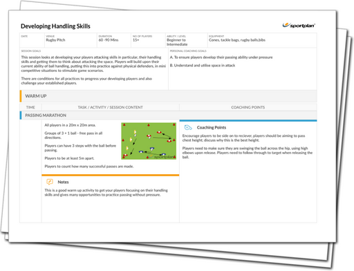 Developing Handling Skills Lesson Plan