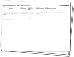 Progressive Overload: Speed and Endurance Lesson Plan