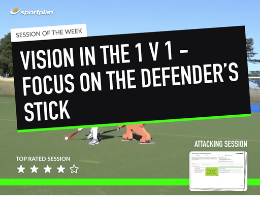 Vision in the 1v1 - Focus on the Defender's Stick Lesson Plan