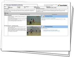 Pre Season Conditioning: Skills and Stamina Session Lesson Plan