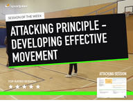 Lesson Plan: Attacking Principle - Developing effective movement with the circle using the mid-court players