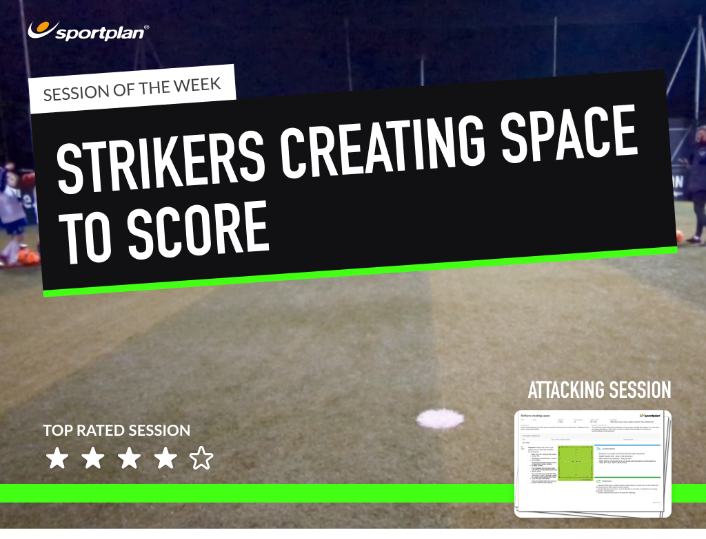 Strikers creating space | Football Lesson Plan | | Sportplan