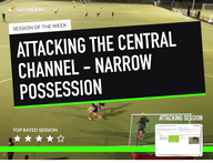 Lesson Plan: Attacking the central channel - Narrow Possession