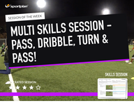 Lesson Plan: Multi Skills Session - Pass, Dribble, Turn and Pass!