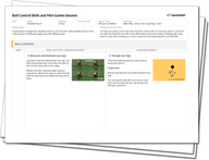 Lesson Plan: Ball Control Skills and Mini-Games Session