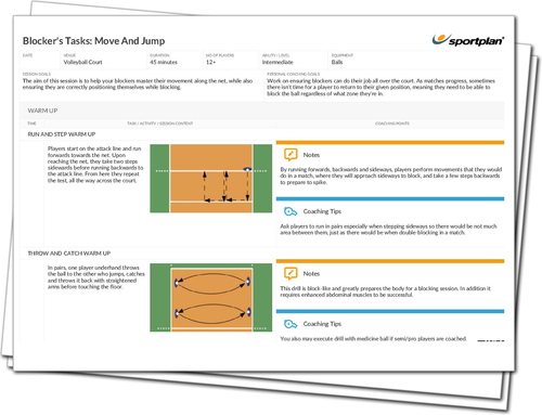 Improve Blocking Technique - Movement, Positioning and | Sportplan