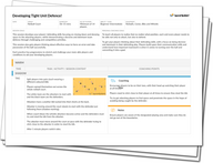 Lesson Plan: Developing Tight Unit Defence