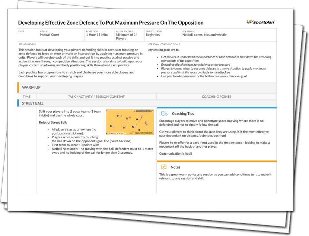 Developing Effective Zone Defence To Put Maximum | Sportplan