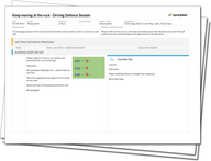 Lesson Plan: Keep moving at the ruck - Driving Defence Session