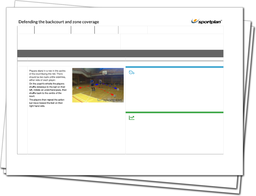 Defending the backcourt and zone coverage Lesson Plan