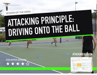 Lesson Plan: Attacking Principle - Driving onto the ball to maintain possession.