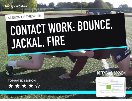 Rugby Lesson Plan: Contact Work - Bounce, Jackal, Fire