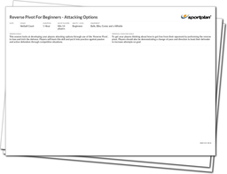 Reverse Pivot For Beginners Lesson Plan