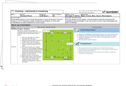 Finishing - Individually & Combining Lesson Plan