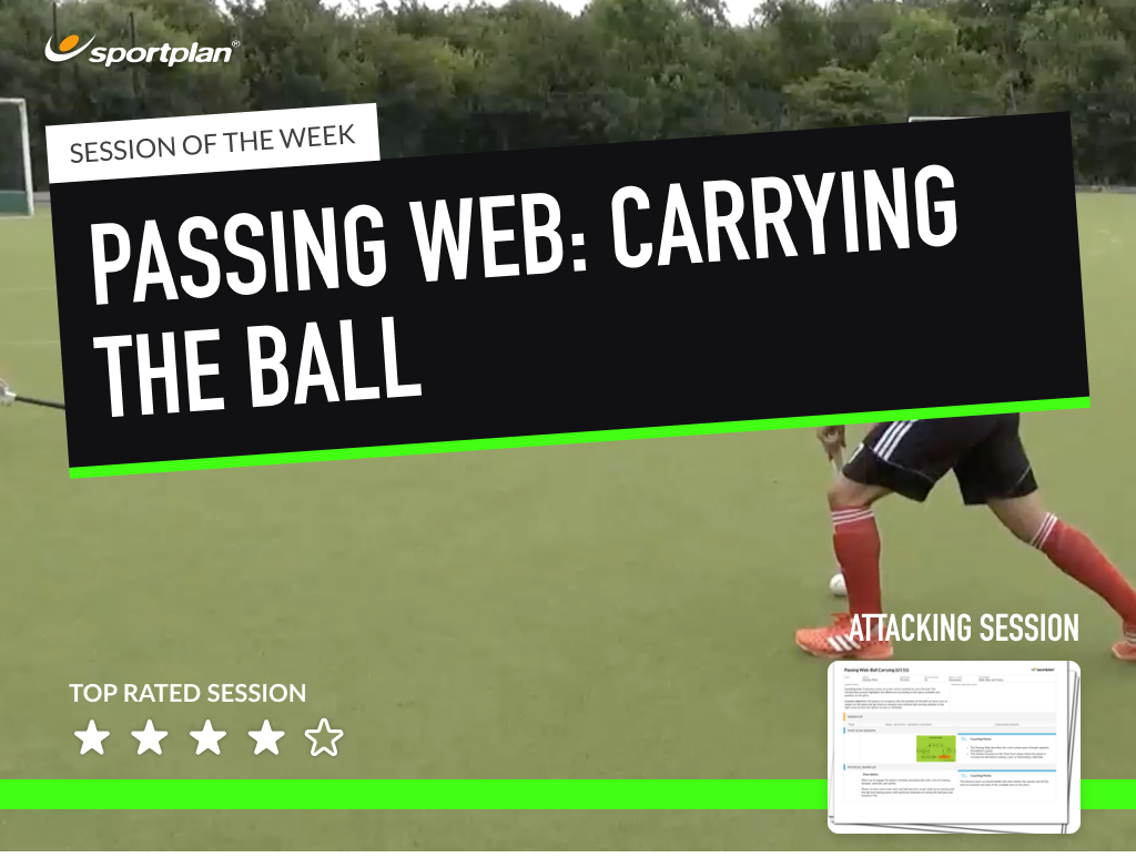Passing  Ball Carrying Hockey Lesson Plan Sportplan