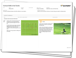 Contact Skills in the Tackle Lesson Plan