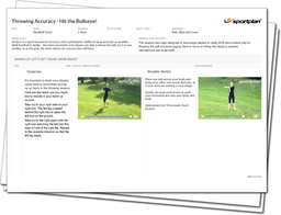 Throwing Accuracy - Hit the Bullseye! Lesson Plan