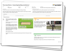 Too many Extras - Improving bowling consistency! Lesson Plan