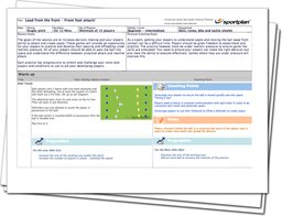 Lead from the front - Front foot attack Lesson Plan