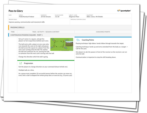 Pass to Glory Lesson Plan