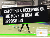 Lesson Plan: Attacking Principle: Developing catching and receiving on the move to beat the opposition!