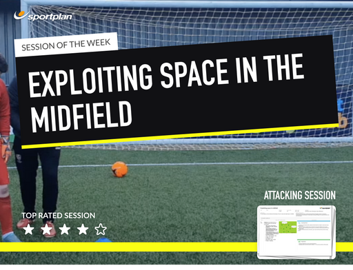 Exploiting space in midfield Lesson Plan