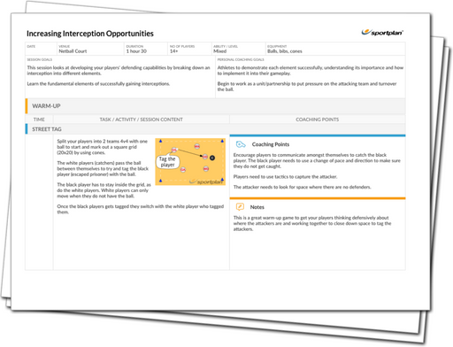 Netball Lesson Plan: Two Sessions to Outfox the Opposition!