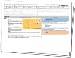 Attacking Principle: Finding Space Lesson Plan