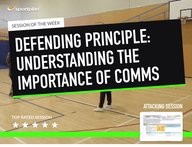 Lesson Plan: Defending Principle: Understanding the importance of communication to maximise oppositions attacking errors