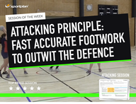 Lesson Plan: Attacking Principle: Fast, accurate footwork to outwit the defence!