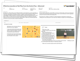 Effective execution of Set Play from the Centre Pass - Advanced Lesson Plan