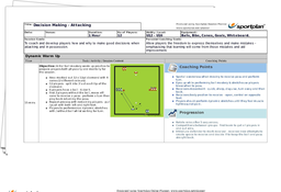 Decision Making - Attacking Lesson Plan